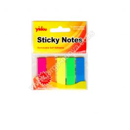 PAGE MARKER PVC samolepljivi listići 45x12mm neon