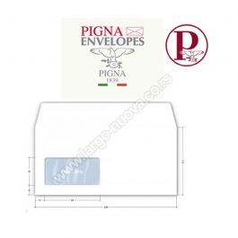 PIGNA koverta 11×23, levi prozor, 90gr