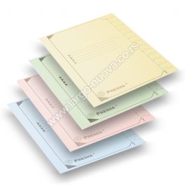 Pregradni karton A4 pastel 100/1