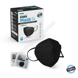 PRO SAFE PLUS KN95 CRNA, zaštitna maska ( 25 komada )