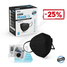 PRO SAFE PLUS KN95 CRNA, zaštitna maska, 5/1 ( 1000 komada )