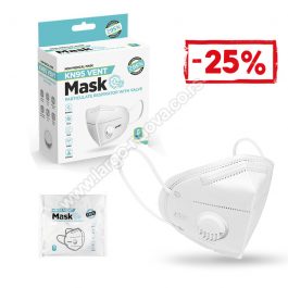PRO SAFE PLUS KN95 VENT BELA , zaštitna maska ( 480 komada )