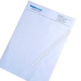 Memorandum sa štampom 4/0, 1000 kom