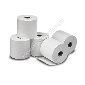 1.Papirna termo rolna 80mm x 60 m ( 6 kom )