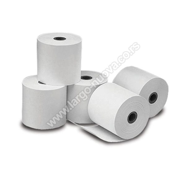 1.Papirna termo rolna 80mm x 60 m ( 6 kom )
