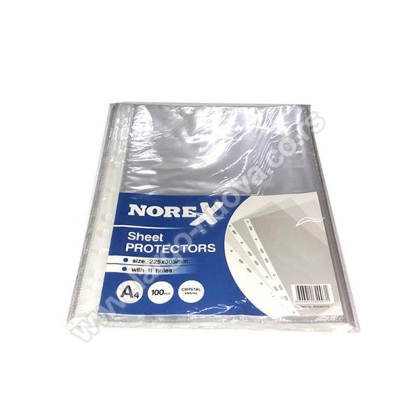 NOREX A4 U folija 80 mic, 235x305mm 100/1