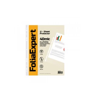FOLIA EXPERT A4 U folija 40 mic, 235x305mm 100/1