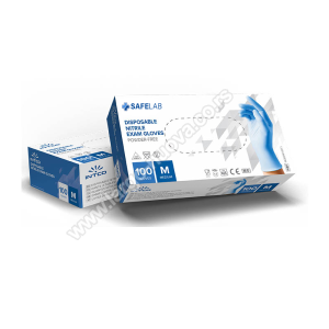 NITRILE GLOVES, nitrilne jednokratne rukavice, plave 1/100