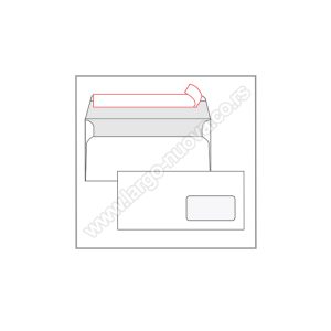 ASIL koverta 11x23 cm 80 gr desni prozor