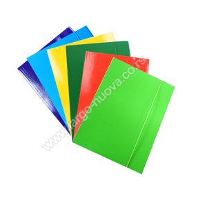 Fascikla kartonska plastificirana 600g sa gumicom
